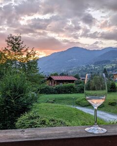 View from accommodation in Samoëns